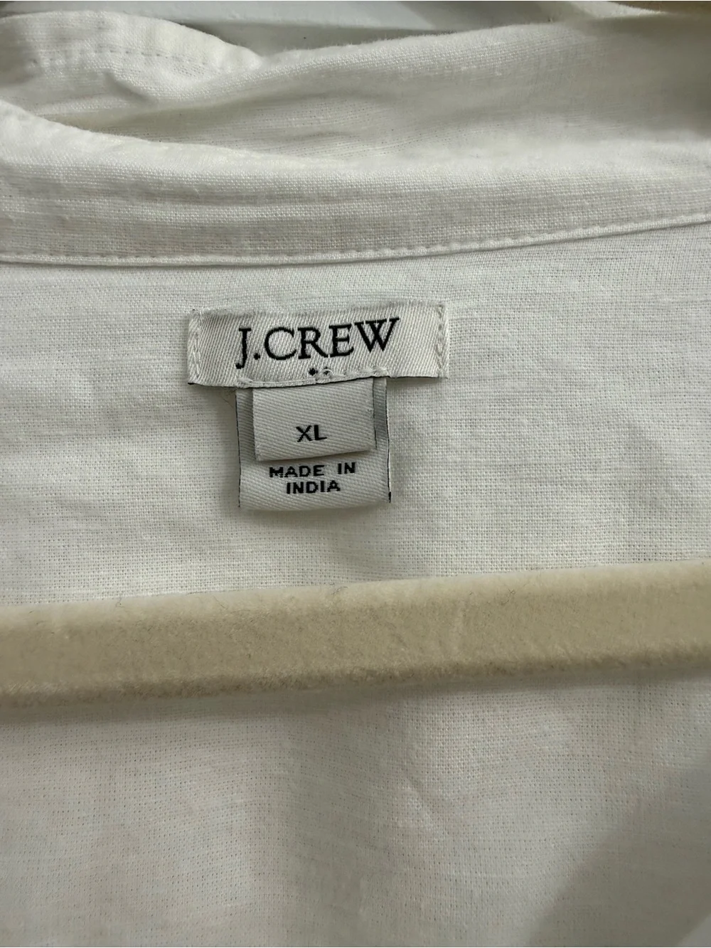J. Crew White Tie-Front Button Down Shirt